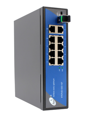 Industriële SFP-Vezelschakelaar, 8 Havenpoe Schakelaar met Opstraalverbinding 2