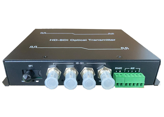 De Vezelconvertor van 4CH hd-sdi/3g-SDI met 1 SC/FC/ST/LC-Haven