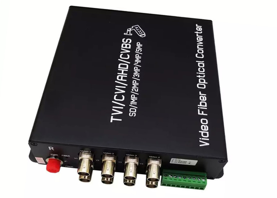 De Video van 4CH 1080P AHD/CVI/TVI aan Vezel Optische Convertor met 1CH RS485