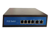 4+2 POE Schakelaar 2 het Netwerkschakelaar 4 van Gigabit Ethernet van Opstraalverbindingshavens POE Havens
