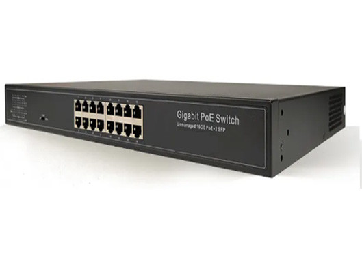 De Schakelaar van 16 Havensunmanaged Ethernet, Volledige Gigabit 16 Havenpoe Schakelaar