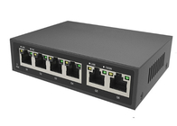 Full Gigabit 6 Port POE Ethernet Switch 1-4 Ondersteuning BT PoE MAX 90W