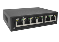 Niet-beheerde Gigabit PoE BT Switch 6*10/100Base-T RJ45-poorten + poort 1-4 Ondersteuning Bt PoE