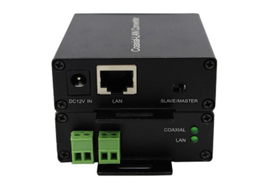 Coaxial-LAN Converter IP over Coaxial Extender IP over 2wire Coaxial/Twisted Pair Extender voor IP Camera