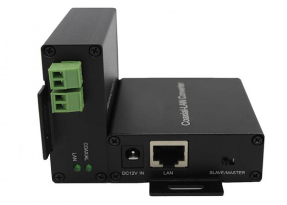 10/100Mbps Ethernet over Coax Converter 1*UTP+2*2wire Port Ethernet naar Coaxial/Twisted Pair