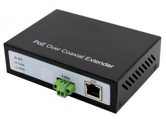 10/100Mbps IP over coax extender POE IP RJ45 Lan Over 2wire Twisted-Pair Extender 300m Voor IP-camera's