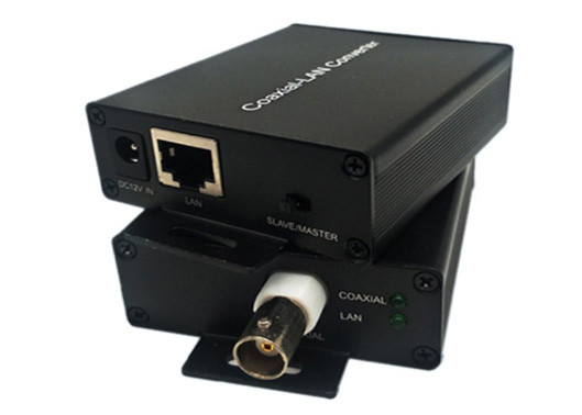 10/100Mbps Ethernet over coax extender 1*BNC+1*LAN 1,5 km stroomtoevoer DC12V
