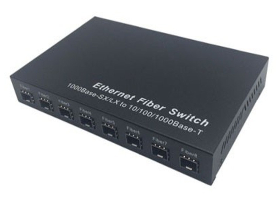 Gigabit Fiber SFP Switch 1,25 Gbps 8 SFP Fiber Ports en 2 RJ45 Ports