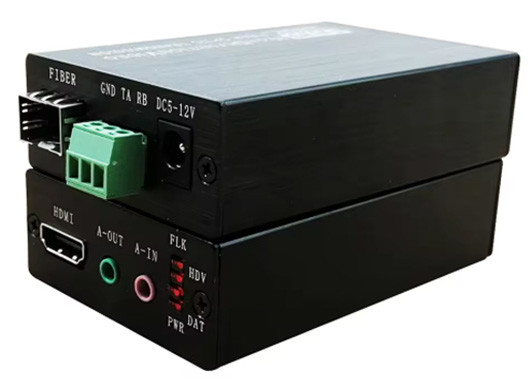 1080P HDMI Fiber Converter Bidirectional Audio RS232 Over Fiber Optic Extender
