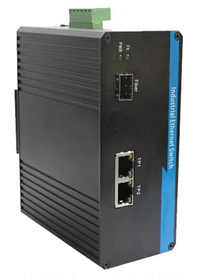 Industrial Ethernet Fiber Switch 1 poort 100BASE SFP + 2 poort 10 / 100BASE-T