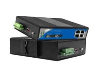 Industriële Draperende Ethernet-Vezelschakelaar 10/100/1000Mbps 4 Ethernet en 2 Optische Havens