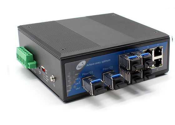 100km 10 Media van Haven Industriële Ethernet Convertor