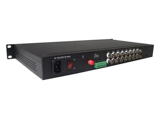 16CH BNC aan de Enige Wijze 1310/1550nm van de Optische Vezelconvertor