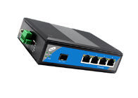 1000M Industrial Unmanaged Ethernet Schakelaar Gigabit 1 SFP-Groef 4 Ethernet-Havens