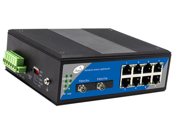 CBIT-Steun10/100mbps Industriële POE Schakelaar 8 Haven