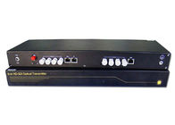 de Vezel Optische Convertor van 8ch HD SDI met de Haven van RS485 Ethernet