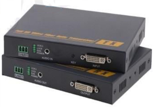 DVI naar glasvezelconverter Optische audio DVI KVM Glasvezelverlenger met KVM-besturing