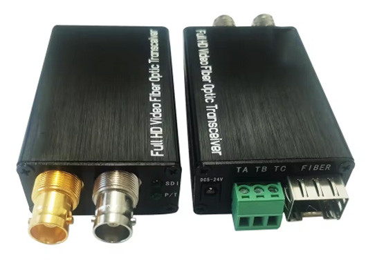3G-SDI-vezelconverter met loop-out glasvezeltransceiver HD/SD/3G SDI-vezelverlenger