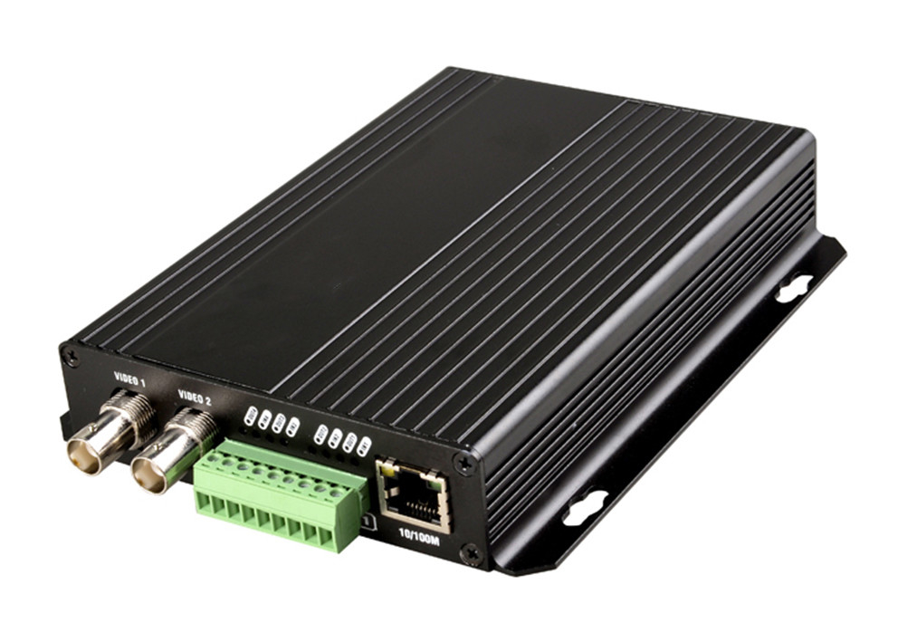 2ch video Digitale Vezelconvertor 20km Enige Wijze Enige Vezel voor Analoge Camera
