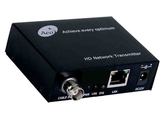 2 km POE over coax-extender met één 10/100 Mbps Ethernet en één BNC-poort