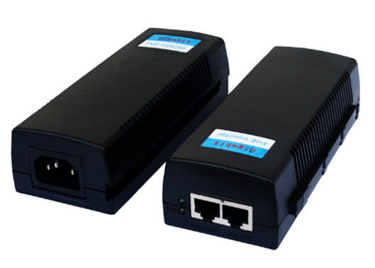 Single Port 10/100/1000M 60W Ultra POE Injector 100-240V AC 50/60Hz 1.5A Max Input