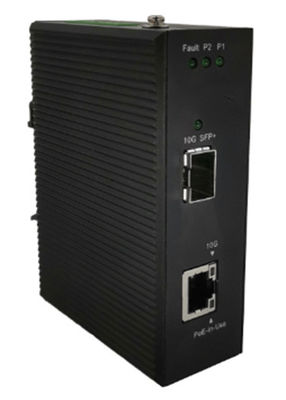 Industriële 802.3bt 90W 10G PoE-mediaconverter Type opslag- en doorverwerking