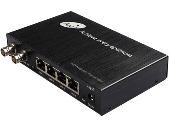 4 POE 2 BNC de Haven overhaalt aan Ethernet-Media Convertor